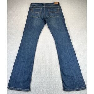 Dickies Bootcut blue Dress Jeans Women 4R/29X33 mid‎ rise flare leg medium wash